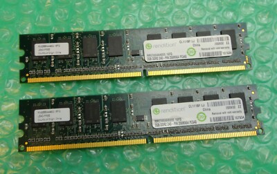4GB Kit (2 x 2GB) Rendition RM25664AA800.16FG PC2-6400U DDR2 Desktop Arbeitsspeicher RAM