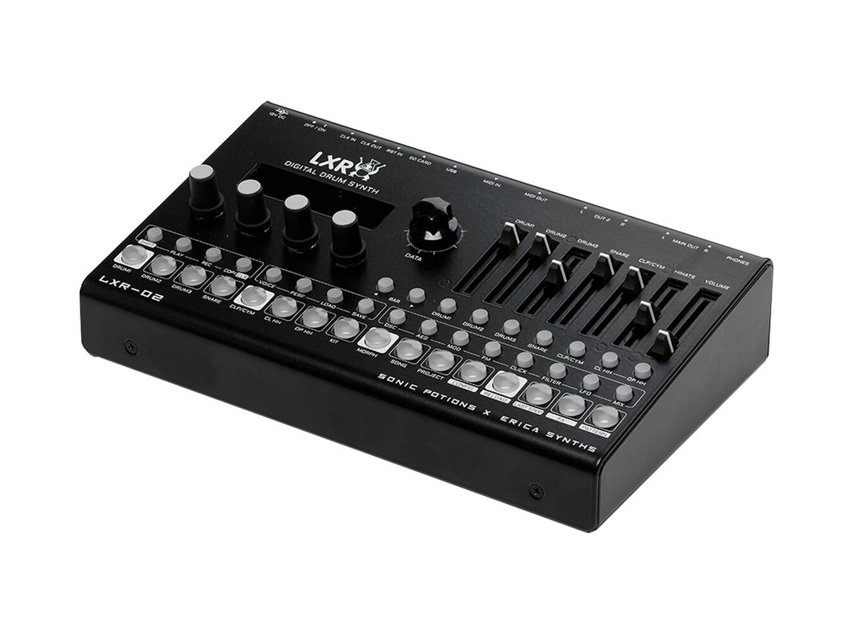 鍵盤楽器 Erica Synths LXR-02 Drum Module Erica Synths LXR-02 Desktop Digital Drum Synthesizer