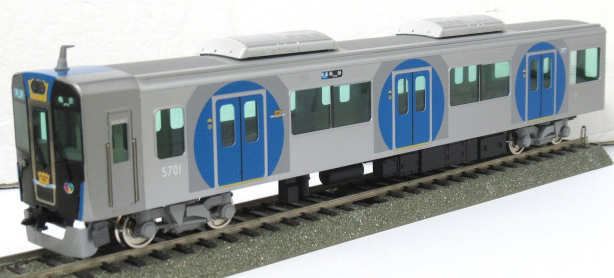 KATSUMI 鉄道模型 Ho Gauge Katsumi 1-570-10 Hanshin 5700 Series Jet Silver5700