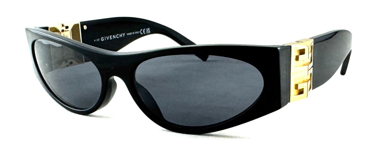GIVENCHY GV40055I GV 40055I 01A Black/Gold Sunglasses 58-16-125 | eBay