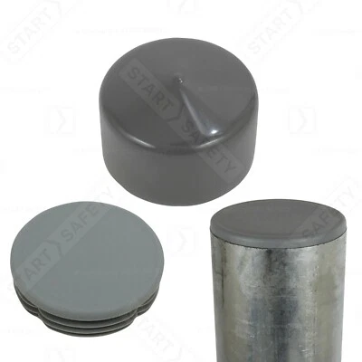 START TRAFFIC Post Caps For Steel Posts | Sign Post Cap | 60/76/89mm Finishing End Caps