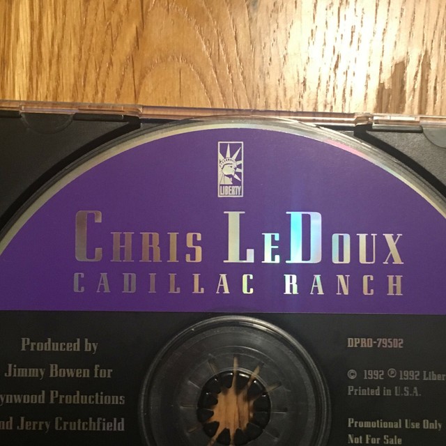 Chris Ledoux "Cadillac Ranch" PROMO CD DJ 1trk 1992 eBay