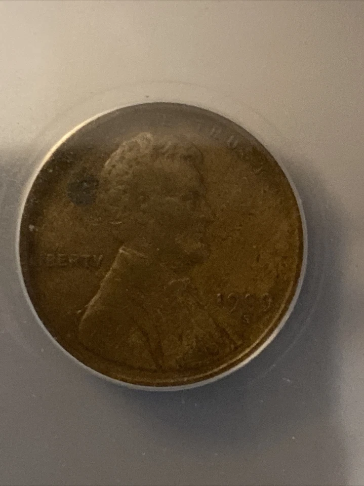 1909-S HORIZONTAL S LINCOLN CENT - ANACS VF-30 - Image 4 of 4