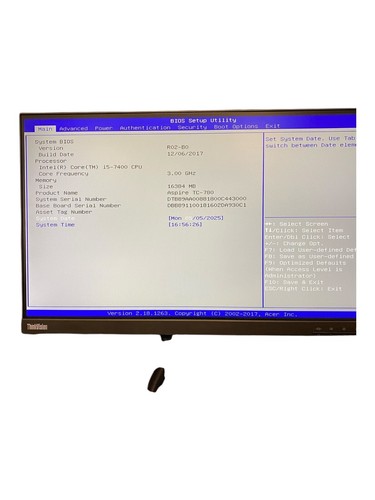 Acer Aspire TC-780A Tower, Intel Core i5-7400 3.0Ghz, 16GB RAM 256GB M.2 - Picture 3 of 17