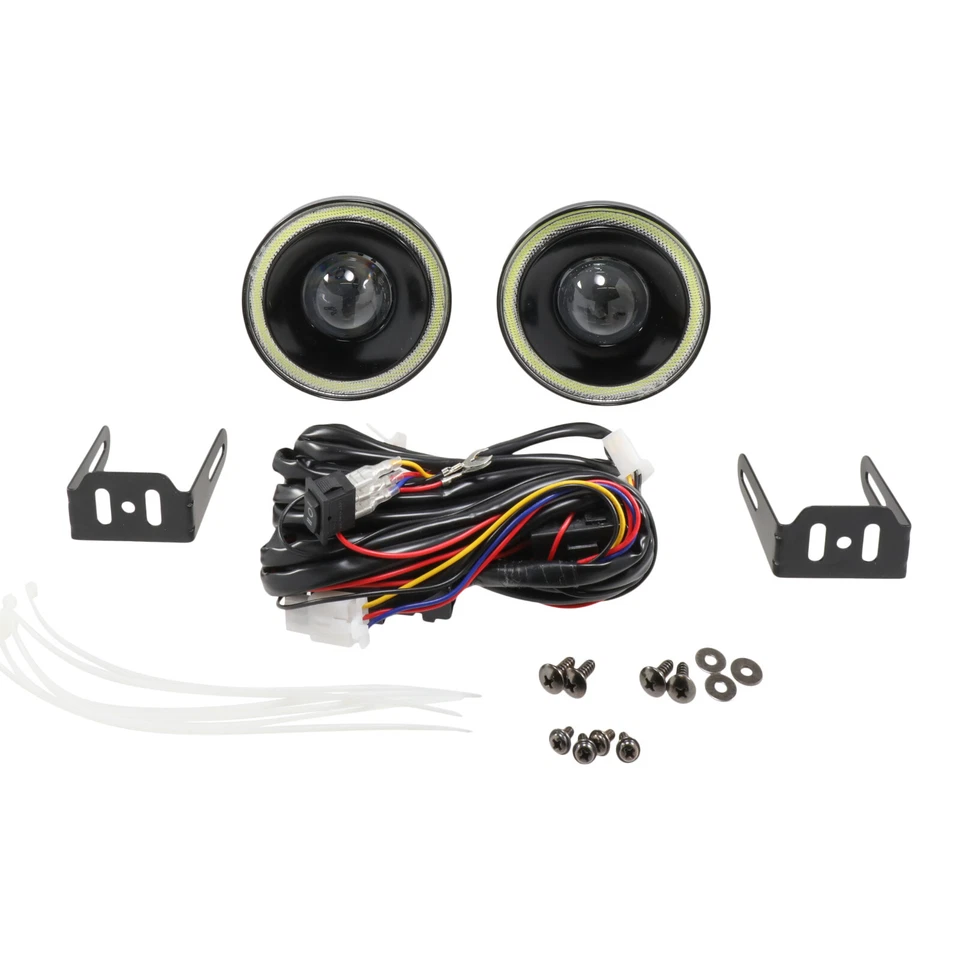 Kit de luces de conducción Halo antiniebla ojo de ángel para Saturn SL SW SL1 SL2 SW1 1996-1999 Foto 3 de 4