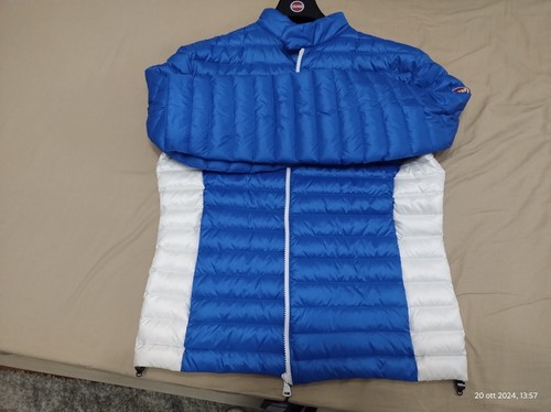 Colmar - Piumino mod. 1230 Punk 1MQ Uomo - tg. 50 Blu / Bianco - Originale Nuovo - Foto 10 di 11