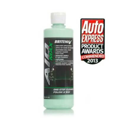 BRITEMAX AIO Max All in One Cleaner Polish and Wax 473ml durable & fortified AIO