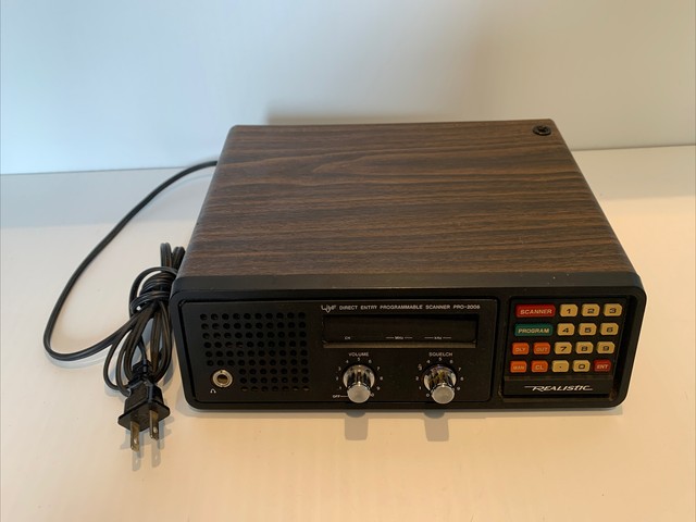 Realistic UHF VHF Entry Programmable Scanner Pro-2008 Radio for sale ...
