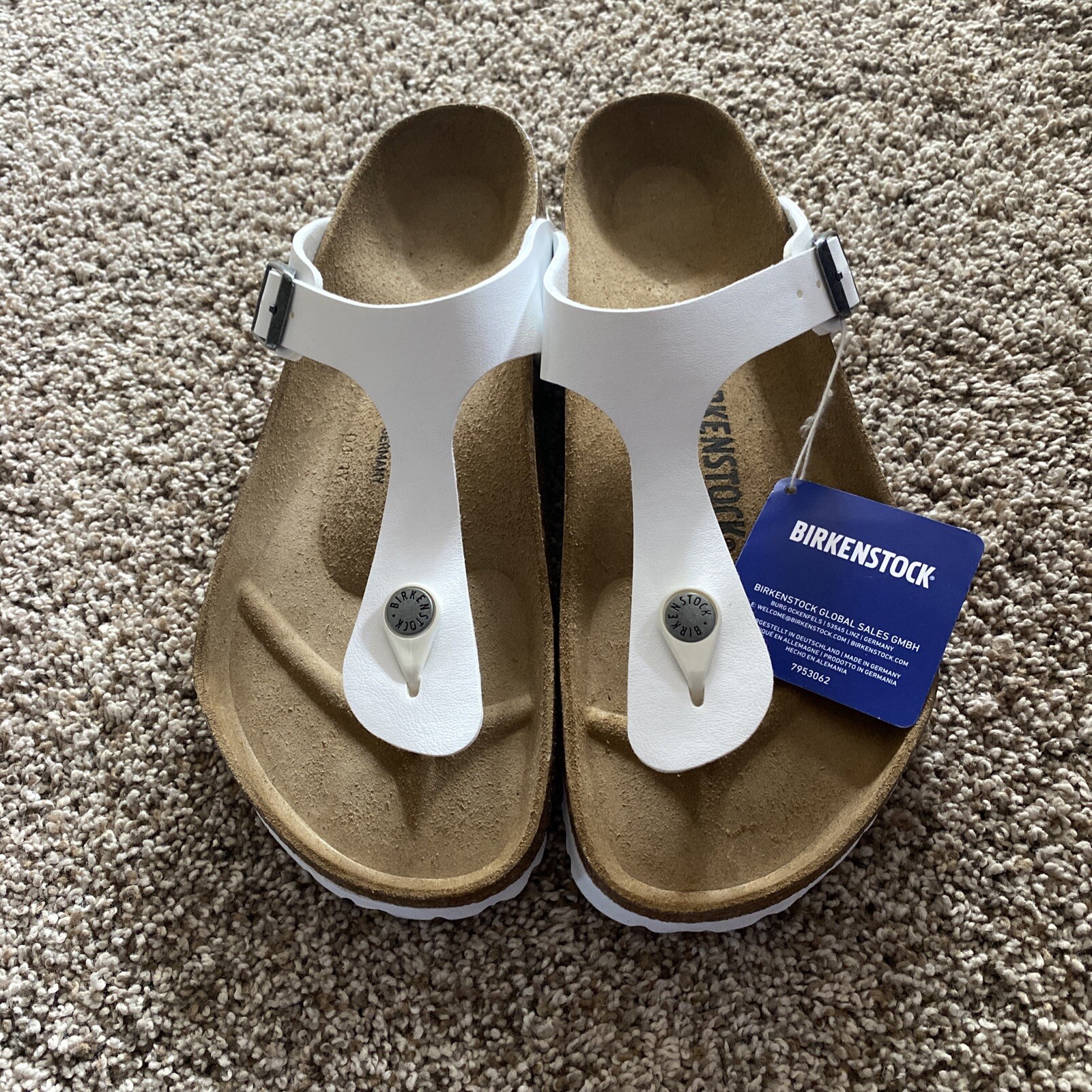 BIRKENSTOCK GIZEH BIG BUCKLE SANDALS SIZE EU 40 - US 9 BRAND NEW | eBay