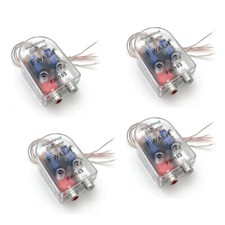 2-Channel RCA Line Out Level Car Speaker High to Low Impedance Converter 4PCS