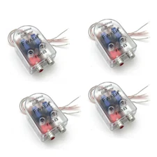 2-Channel RCA Line Out Level Car Speaker High to Low Impedance Converter 4PCS