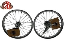ALTA 14" X 1.75" FRONT OR COASTER HEAVY-DUTY STEEL 28 SPOKE 14G CHROME RIM.