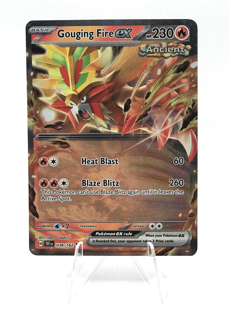 Gouging Fire ex #38/162 Temporal Forces Pokemon TCG NM