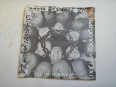 ZZ en de Maskers & Bob Bouber - Ik heb genoeg van jou b/w shake hands 1964 ex