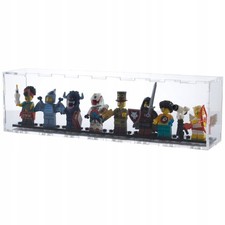 VITRINENBOX F&Uuml;R 8 LEGO-FIGUREN &ndash; SCH&Uuml;TZT VOR STAUB UND UV-STRAHLUNG, MINIFIGUREN