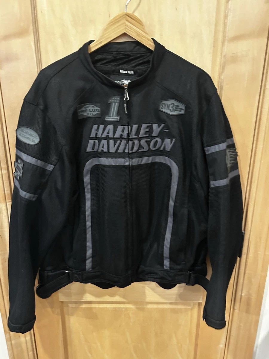 Мужские мотоциклетные куртки Harley-Davidson с сеткой - огромный
