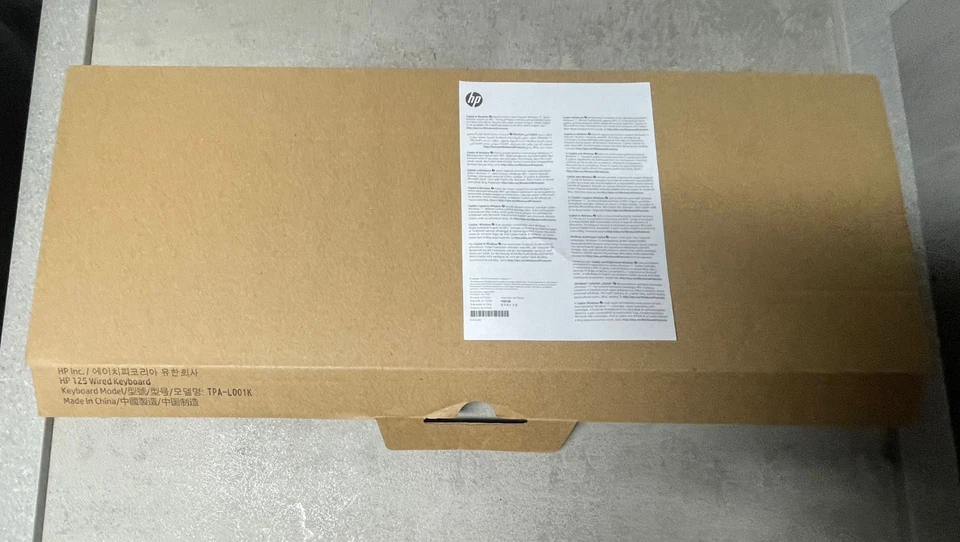 Tastiera PC ufficio Italiana HP 125 – nuova, sigillata  - Immagine 4 di 4