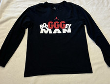 Nike Team Jordan Gennady Golovkin GGG Boxing BOOGGGEY MAN Black Shirt Sz L