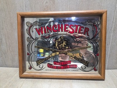 RARE Vintage Winchester Model 1873 ''The Gun That Won The West'' Mirror Picture