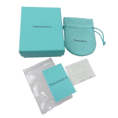 TIFFANY & Co. Oval Tag Screwball Keyring Silver Tone Used LIFE-0 - Picture 7 of 7