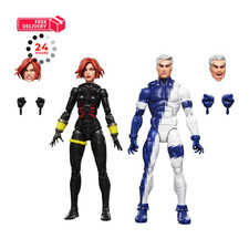 Marvel Legends Series Black Widow & Quicksilver 6 inches Multicolor