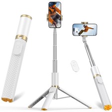 62 Phone Tripod Selfie Stick, Tripod for iPhone with Remote, All-in-1 Cell P...