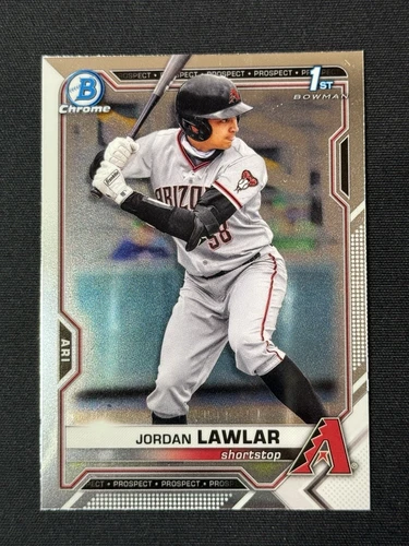 Jordan Lawlar 2021 1st Bowman Draft Chrome #BDC-194