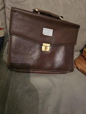 Borsa in Pelle Da Lavoro Ufficio Da Uomo Vintage
