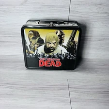 The Walking Dead Metal Lunch Box Zombie Art Tell Tale Skybound Comic Con Rare