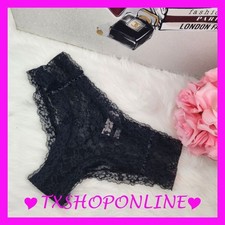 Victoria's Secret Black Lace Cheeky Panties