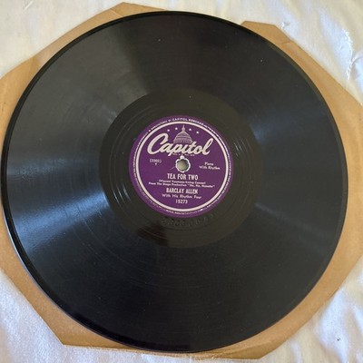BARCLAY ALLEN & HIS RHYTHM FOUR- Siboney/Tea For Two Capitol 15273-VG+