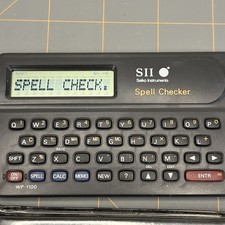 1988 Vintage Seiko SPELL CHECKER - SII WP1100 Working Condition SLB