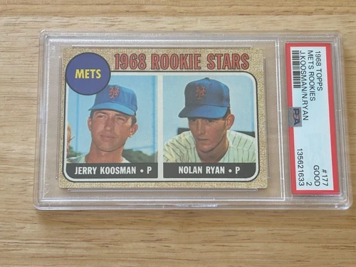 1968 Topps Nolan Ryan Rookie Card PSA 2