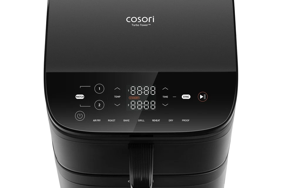 Aussteller Cosori Turbo Tower CAF-DC121-ADER Heißluftfritteuse 10.8 L schwarz - Bild 3 von 4