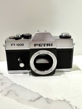 Petri FT-1000 35mm SLR Film Camera Body Only   Untested   Vintage Japan