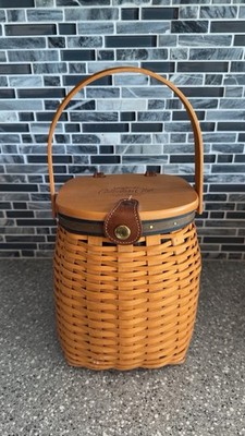 Longaberger Basket & Liner 2001 Collectors Club 5Year Anniversary Charter Member