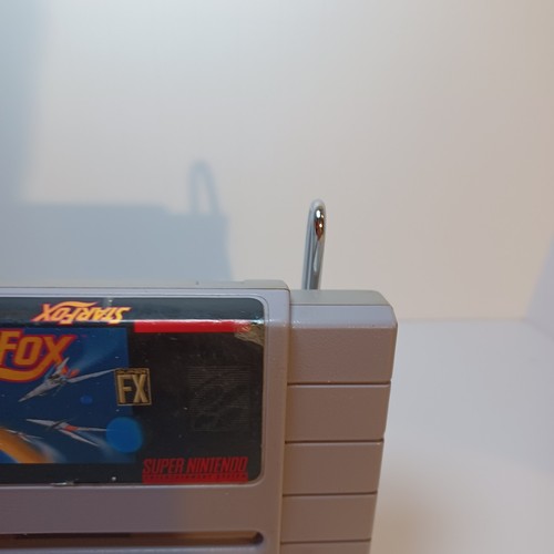 SNES Star Fox Nintendo Game Tested & Working Case Lable Damage Game Only - Picture 3 of 9