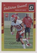 2016 Donruss Optic Rookies Red & Yellow Kei'Varae Russell KeiVarae #126 0a3