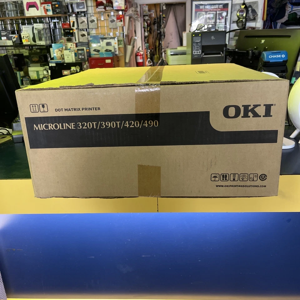 Oki MICROLINE 320 (62411601) Turbo 9 Pin Dot Matrix Printer - White - Image 4 of 4