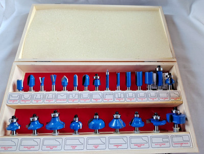 Box Of 24 Carbide Router Bits Stalwart Brand Never Used