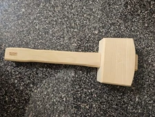 Cocktail Kingdom Wooden" Schmallet " Ice Mallet. For Crushing Ice/ Wood Carving.