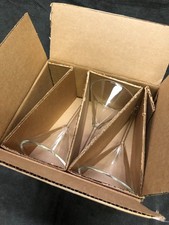 6 NEW 100mm Pyrex Glass Filter funnel, lab funnels