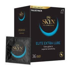 SKYN Elite Extra Lube Condoms   36 Count   Ultra-Thin, 36 Pack of 1 