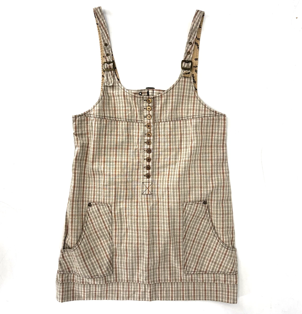 Women's Plaid Overall Dress for sale - eBay Women's Plaid Overall Dress for sale - eBay