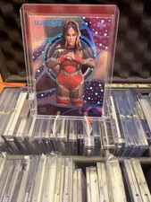 2026 Topps Universe WWE Nia Jax RED WHITE AND BLUE STARS PARALLEL SP #143