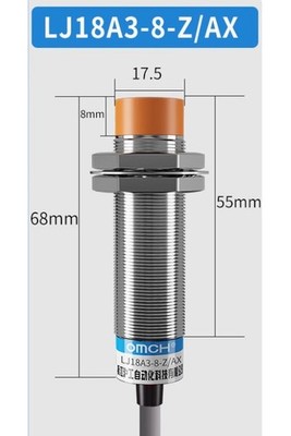 1PC NEW OMCH Proximity switch sensoR LJ18A3-8-Z/AX #ff