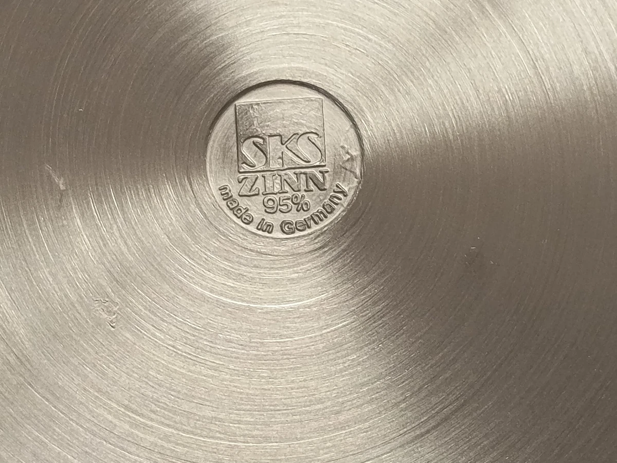 Zinn-Wandteller Durchmesser ca 21cm