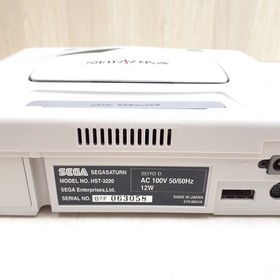 Sega Saturn Console Japan White in box with 2 controllers &3 games tested NTSC-J