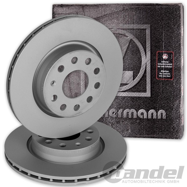 2Xzimmermann Bremsscheibe Hinten Passend FüR Mercedes S-KLASSE W220 Coupe C215-image