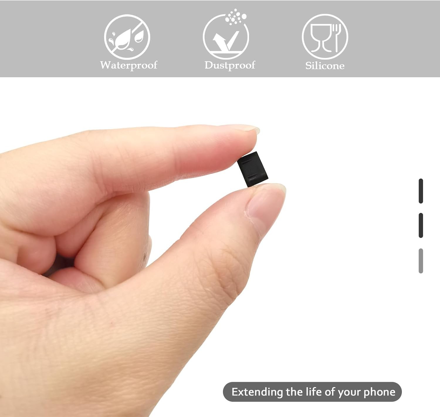 Quacc 12pcs USB Type C Anti Dust Cap Cover Port Plugs Protector Compatible... 